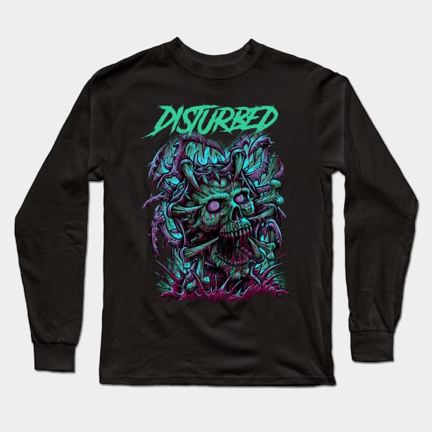 DISTURBED BAND Long Sleeve T-Shirt by Angelic Cyberpunk